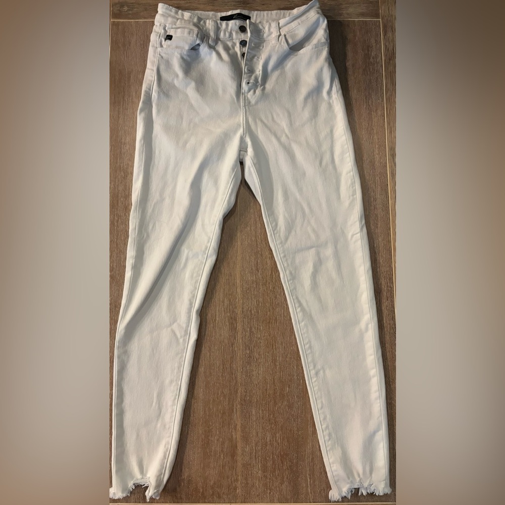 White Size 25 Kan Can Skinny Jeans